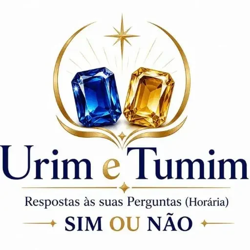 Urim e Tumim logo com pedras preciosas respostas espirituais sim ou não